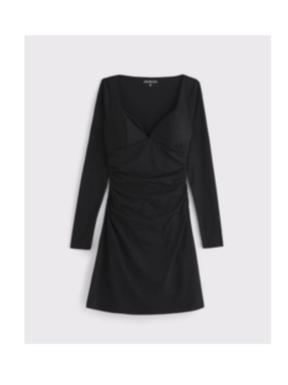 A&F Zoe Bra-Free Long-Sleeve Knit Mini Dress Size LP